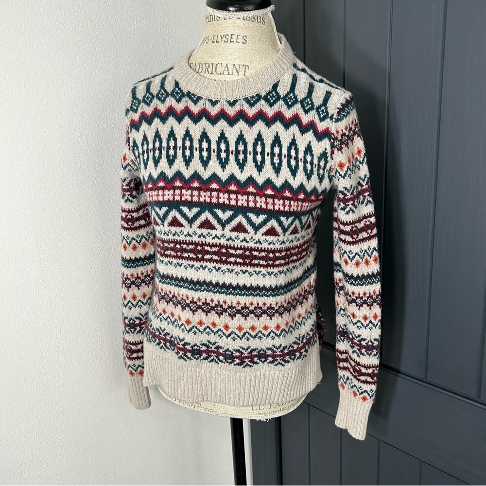 Abercrombie & Fitch Multicolored Knit Sweater